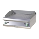 thumbnail of Gastro Gas-Griddleplatte gerillt Tischgerät Grillplatte Bratplatte 800x730x300 mm Edelstahl 14 kW
