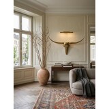 thumbnail of Deko Geweih Bull `L`, Aluminium - Exklusive Wanddekoration. Gold, 125x10x60 cm | Kadima Design