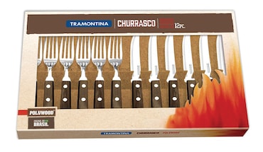 TRAMONTINA - Jogo Para Assado 12 Peças Fsc Polywood Castanho Tramontina