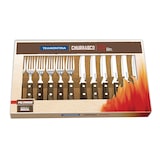 thumbnail of Tramontina STEAK-/PIZZA Besteck, 12-teilig, 6 Personen, Edelstahl, spülmaschinenfest, Holzgriff FSC