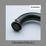 thumbnail of NALA | Grifo de baño alto cepillado negro Vintage Hotel Gastro | Retro de acero inoxidable premium para fregadero alto |Grifo mezclador 2 conexiones