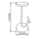 thumbnail of Tabouret Diani 65 cm -  Marron Autre Bois Amadeus 30.5x30.5 cm