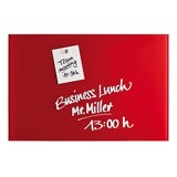 thumbnail of Magnetoplan Design Glas-Magnettafel Glasboard - 60x40cm - magnetisch und beschreibbar- Rot - Glas - rahmenlos