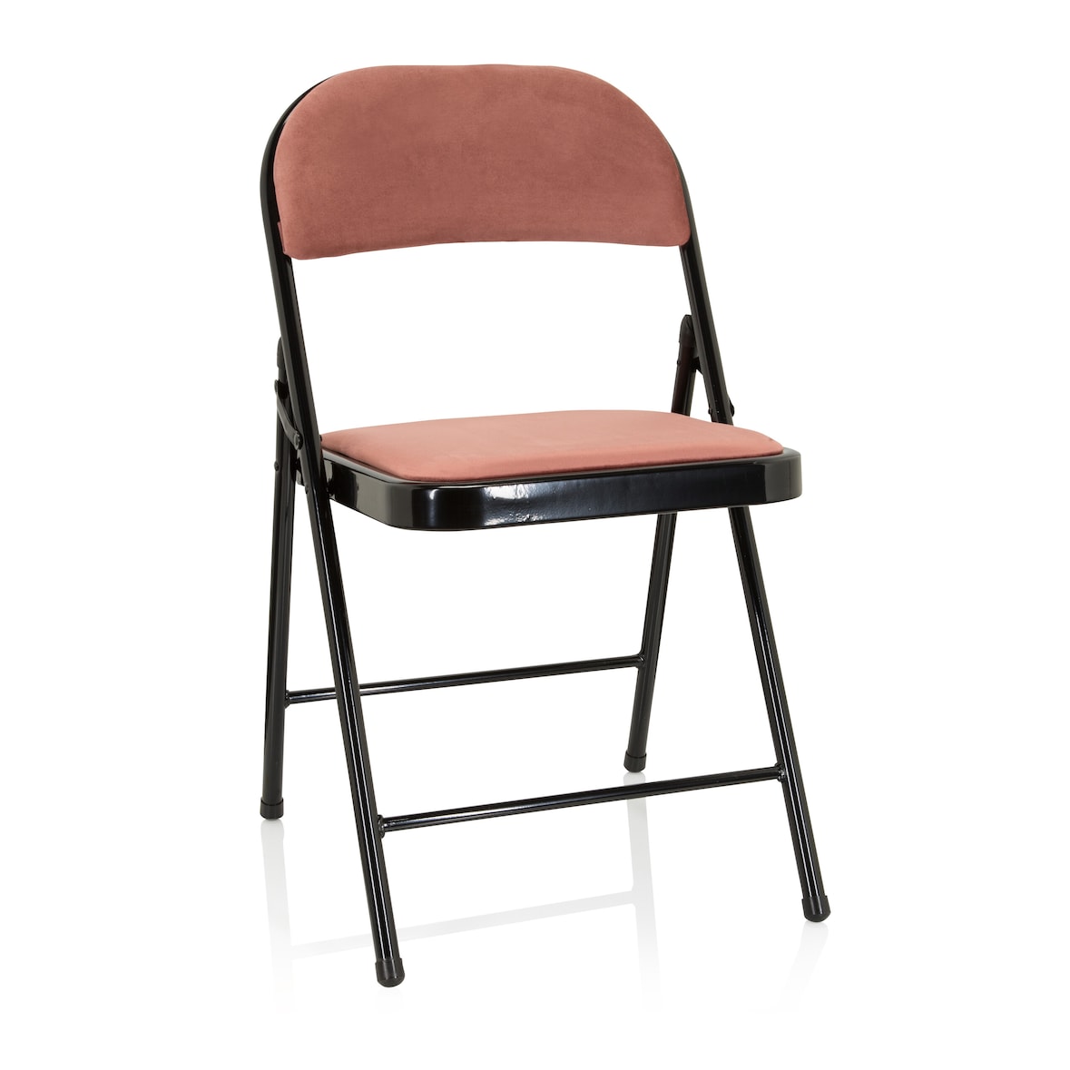 Silla de confidente / silla para visitas / silla plegable TUDELA I suave rosa hjh OFFICE