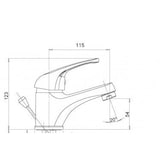 thumbnail of Rubinetto miscelatore per bagno lavabo classico, completo