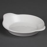 thumbnail of Olympia Whiteware ronde gratineerschalen met handvatten 17x14cm