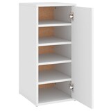 thumbnail of Helloshop26 - Armoire à chaussures range chaussures rangement meuble entrée couloir salon 32 x 35 x 70 cm bois d'ingénierie blanc 02_0021452