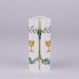 thumbnail of Airlaid Serviette Eukalyptus-Kelch, 33 x 33 cm, 50 Stück - Mank