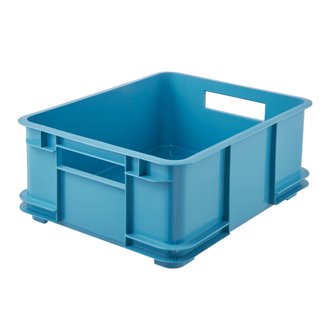 Keeeper - Caixa de Armazenamento 20,5L na cor Azul 43x35x17,5 cm EURO-BOX - Coleção Bruno ECO