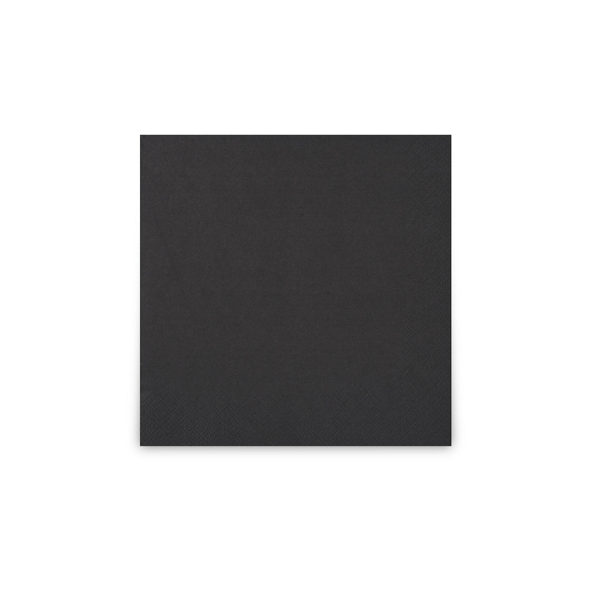 Tafel-Servietten, schwarz,  3-lagig, 33 x 33 cm, Inhalt 250 Stück