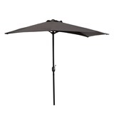 thumbnail of Outsunny Ombrellone Semicircolare, Apertura a Manovella,269x138x236cm