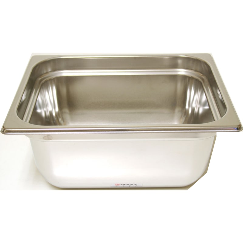 Recipiente Vac-norm 1/2 150, recipientes vac-norm - Bandeja de aço inoxidável Gastronorm para criar o vácuo externo da seladora a vácuo 5140106