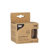 thumbnail of 100 Backförmchen rund Ø 5 cm · 3 cm natur aus Frischfaser und Kakaoschalen
