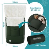 thumbnail of MONZANA® Babyfußsack Basic Waldschattengrün