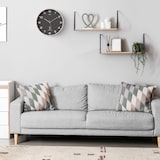 thumbnail of Monzana Funk Wanduhr Funkuhr 31cm Schwarz Silber