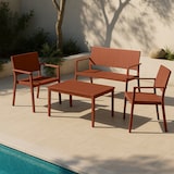 thumbnail of Now's Home - Salon de jardin en polypropylène couleur brique patio