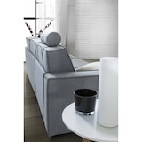 thumbnail of Dmora Festes Sofa Perla, Ecksofa, 100% Made in Italy, Sofa Wohnzimmer mit, Containerhalbinsel links, mit schmalen Armlehnen, Cm 260x95h90, Grau