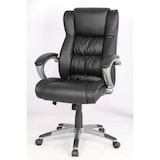 thumbnail of SIGMA Sedia da ufficio EC501, similpelle, altezza del sedile regolabile, poggiatesta, nero