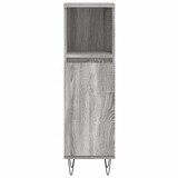 thumbnail of vidaXL Badschrank Grau Sonoma 30x30x100 cm Holzwerkstoff