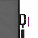 thumbnail of Store latéral rétractable Anthracite 140 x 300 cm Modèle Zephyr Luna