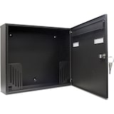 thumbnail of AL Briefkastensysteme 8 x Basic Wand Briefkasten DB Farbe 703 Eisenglimmer Grau für Post A4, wetterfest, Artikelnummer: 431P8EA4DB703