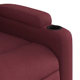 thumbnail of vidaXL Massagesessel Elektrisch Weinrot Stoff