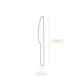 thumbnail of greenbox - cortapapeles 16,5 cm, marrón, 100 piezas.