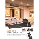 thumbnail of Sined Calore Nero 1800 Radiatore a Infrarossi Per Esterno In Alluminio Da 1800w Nero