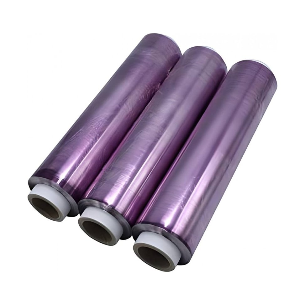 Box mit 3 Rollen professioneller industrieller Lebensmittelfolie 30 cm