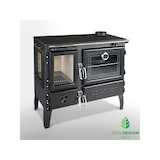 thumbnail of Vrijstaande houtkachel met oven - 214 3D