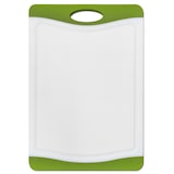 thumbnail of Tarrington House Tagliere, plastica, 36.8 x 25.4 cm, con scanalatura raccogli-succhi, bianco/verde