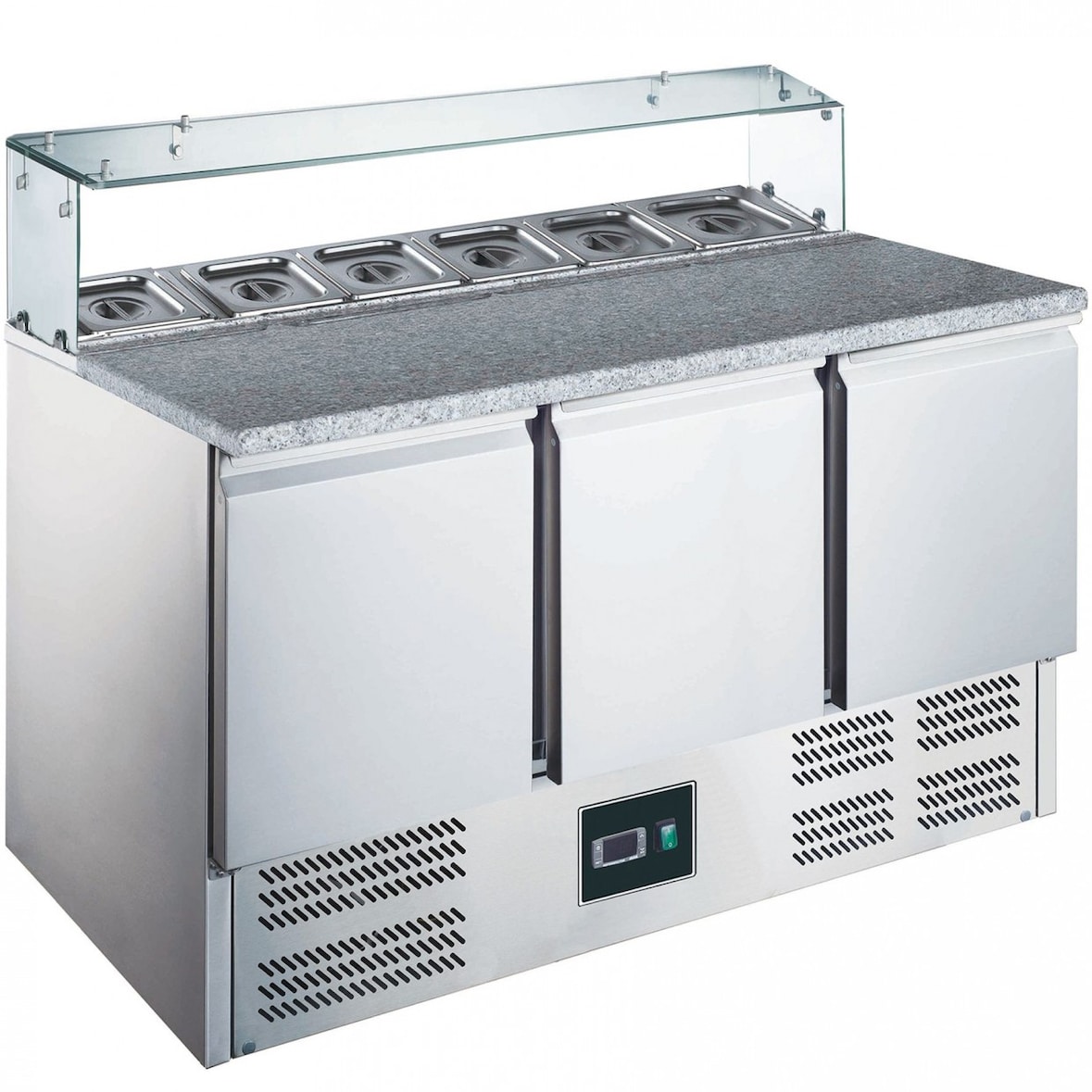 Pizzatisch mit Glasaufsatz, Modell EPS 903 G