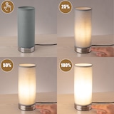 thumbnail of Dimmbare Tischleuchte Jasmin 2er Set grau
