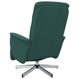 thumbnail of vidaXL Massagesessel mit Fußteil Dunkelgrün Stoff