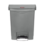 thumbnail of Rubbermaid Slim Jim Step On Container Front Step Pedal-Abfalleimer | 30 Liter, HxBxT 53,6x27,1x42,5cm | Polyethylen | Grau
