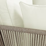 thumbnail of Merax tuinlounge, 2-zitsbank met kussens en touwvlechtwerk, outdoor, beige