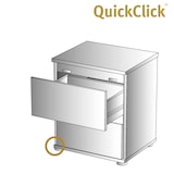 thumbnail of WAGNER Verstellfuß/Nivellierfuß 4tlg. Set - Ø 20 x M8 x 50 mm, QuickClick System Gleiteinsatz 20 mm Wollfilz - 15428699