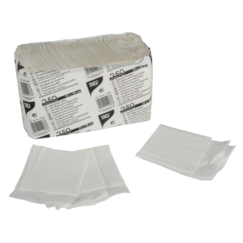PAPSTAR 250 Spenderservietten, 1-lagig 25 cm x 30 cm weiss