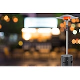 thumbnail of Tarrington House Stufa a gas da patio a fungo GPH3000, acciaio, Ø 76 x 218 cm, con antiribaltamento, riduttore di pressione, con ruote, antracite