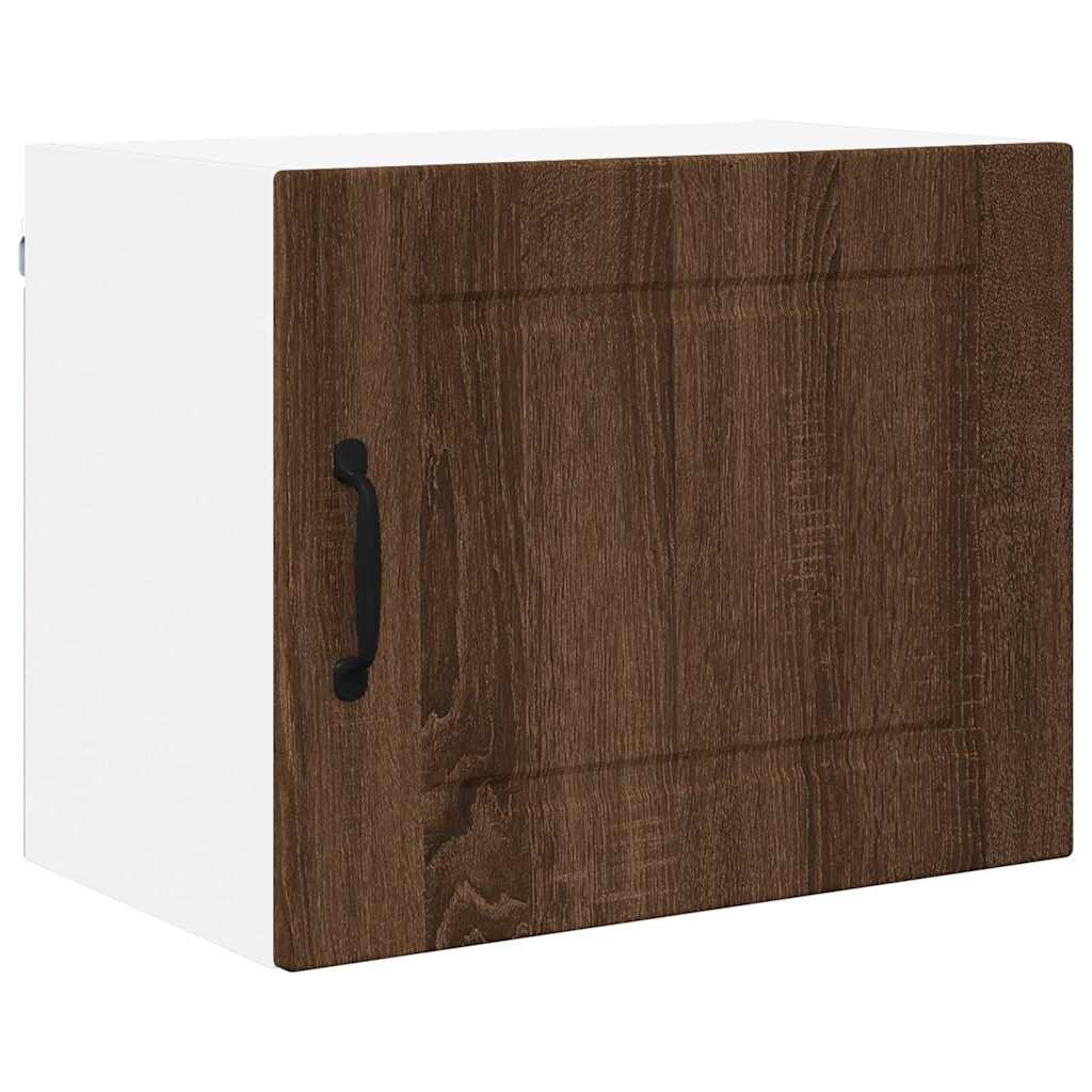 vidaXL Küchenwandschrank mit Regal Braun Eichen-Optik 50 x 31 x 40 cm