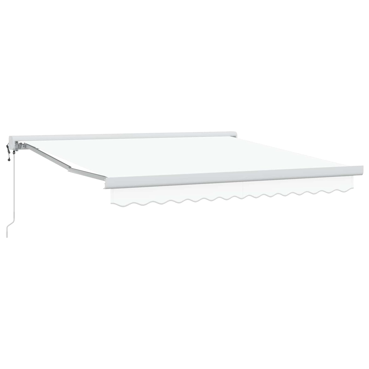vidaXL Markise Weiß 350 x 250 x 165 cm Polyester und Aluminium