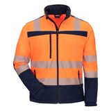 thumbnail of Nitras Warnschutz Softshelljacke | Gr. S | orange | Warnschutzjacke