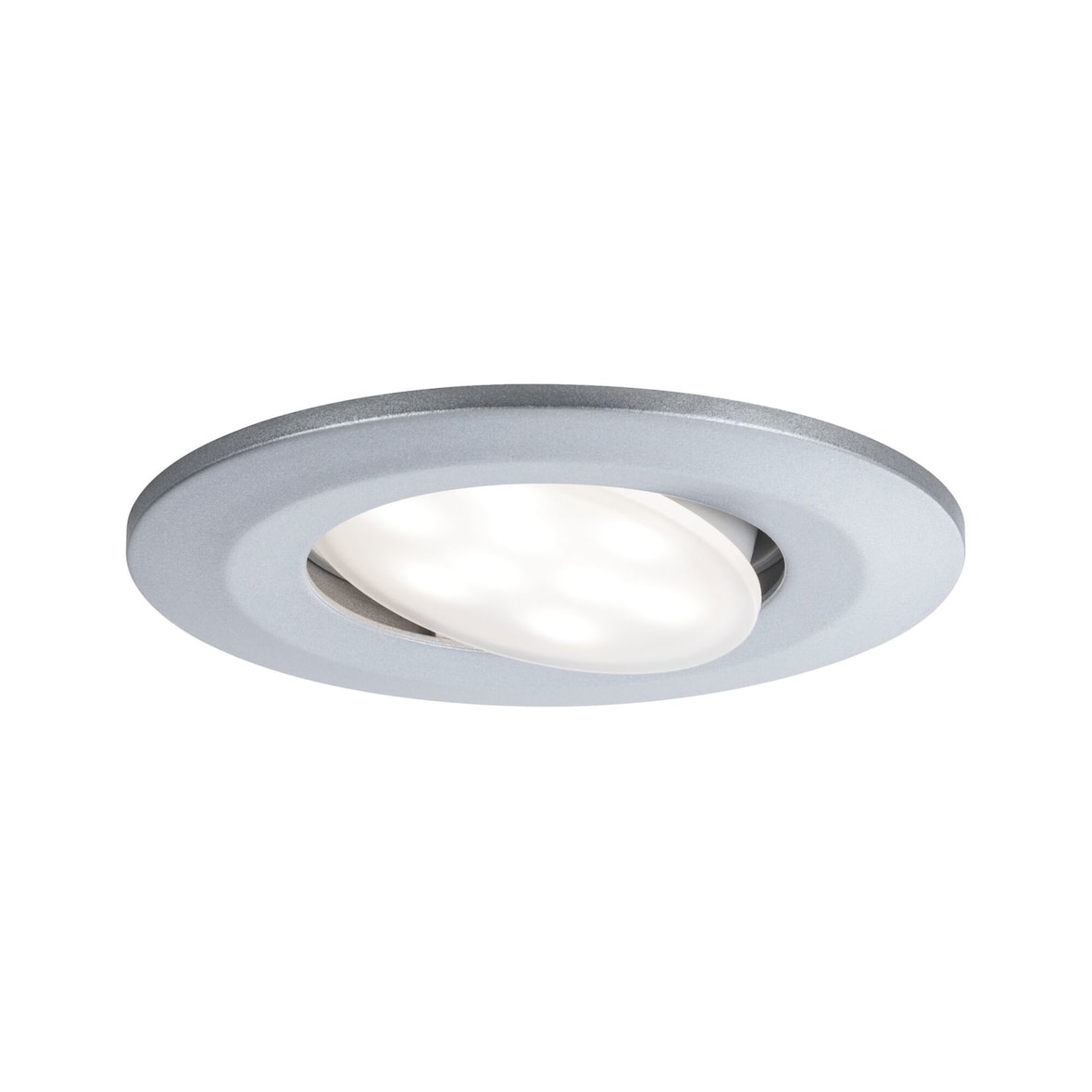 Paulmann Spot encastré LED Calla  orientable IP65 rond 90mm 30°  6W 530lm 230V  4000K Chrome mat 99928