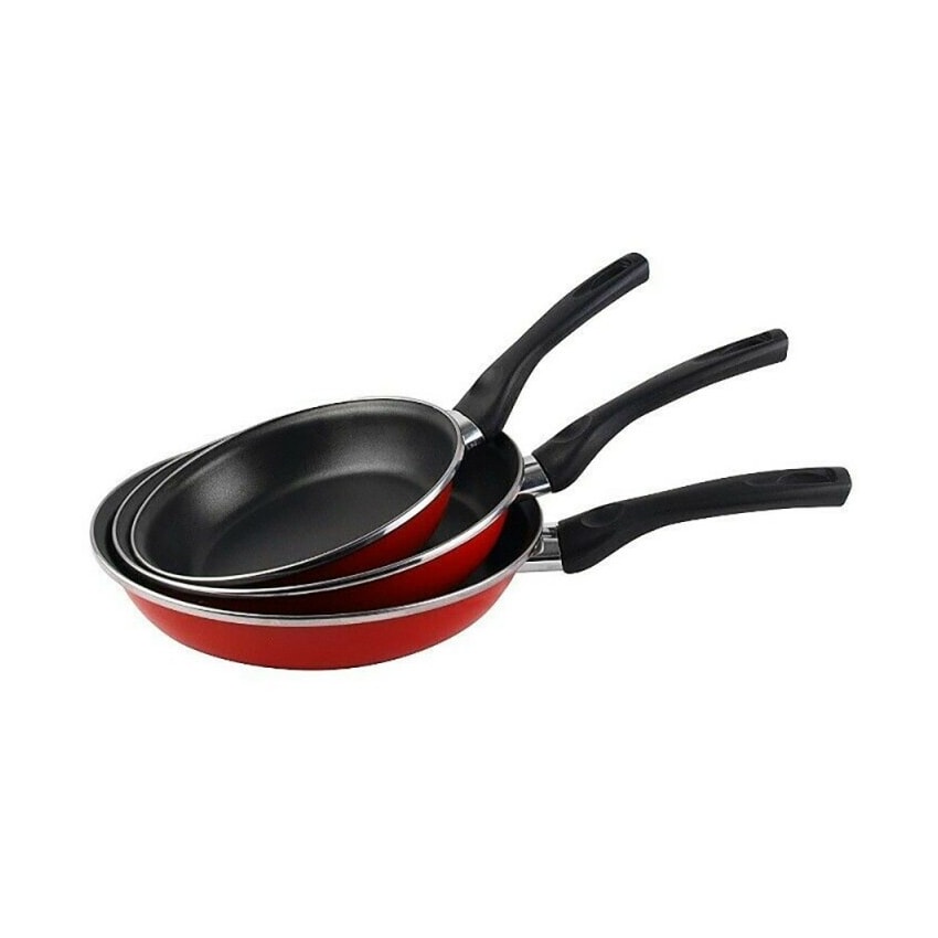 Juego de 3 sartenes para inducción, vitrocerámica y gas magefesa antiadherentes 20-24-28cm