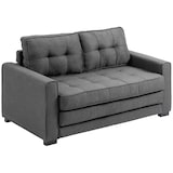 thumbnail of HOMCOM Divano Letto 2 Posti in Tessuto Imbottito 151x75x85cm Grigio