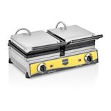 thumbnail of Piastra schiaccia panini elettrica a due braccia piano cottura rigato