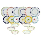 thumbnail of Servizio piatti 18 pezzi Nymea Multicolor Tognana
