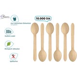 thumbnail of Löffel, Holzlöffel Einwegbesteck, 10.000 Stk, natur, biologisch abbaubar, 15,5 cm