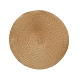 thumbnail of 1 Tischset rund 38cm Kunststoff abwaschbar wiederverwendbar Tischuntersetzer Platzdeckchen Platzset Tischunterlage Placemat Gold