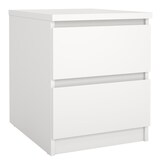 thumbnail of WellHome - Mesita de Noche con 2 Cajones en color Blanco 41 x 50 x 50 cm - Sil White